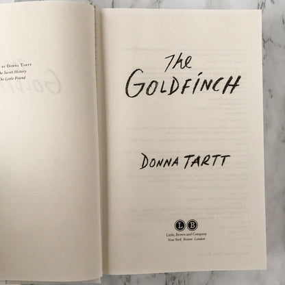 The Goldfinch by Donna Tartt [FIRST EDITION / FIRST PRINTING] 2013 • Little Brown
