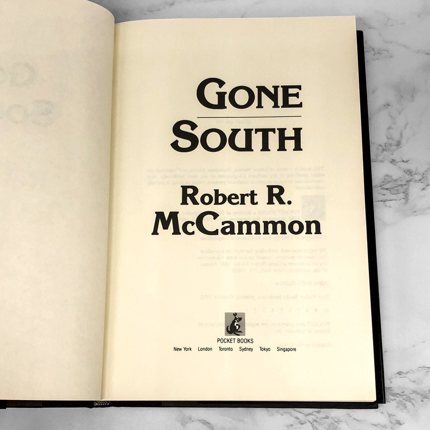 Gone South by Robert R. McCammon [FIRST EDITION / FIRST PRINTING] 1992