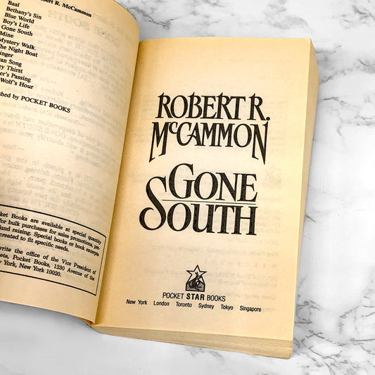 Gone South by Robert R. McCammon [FIRST PAPERBACK PRINTING] 1993