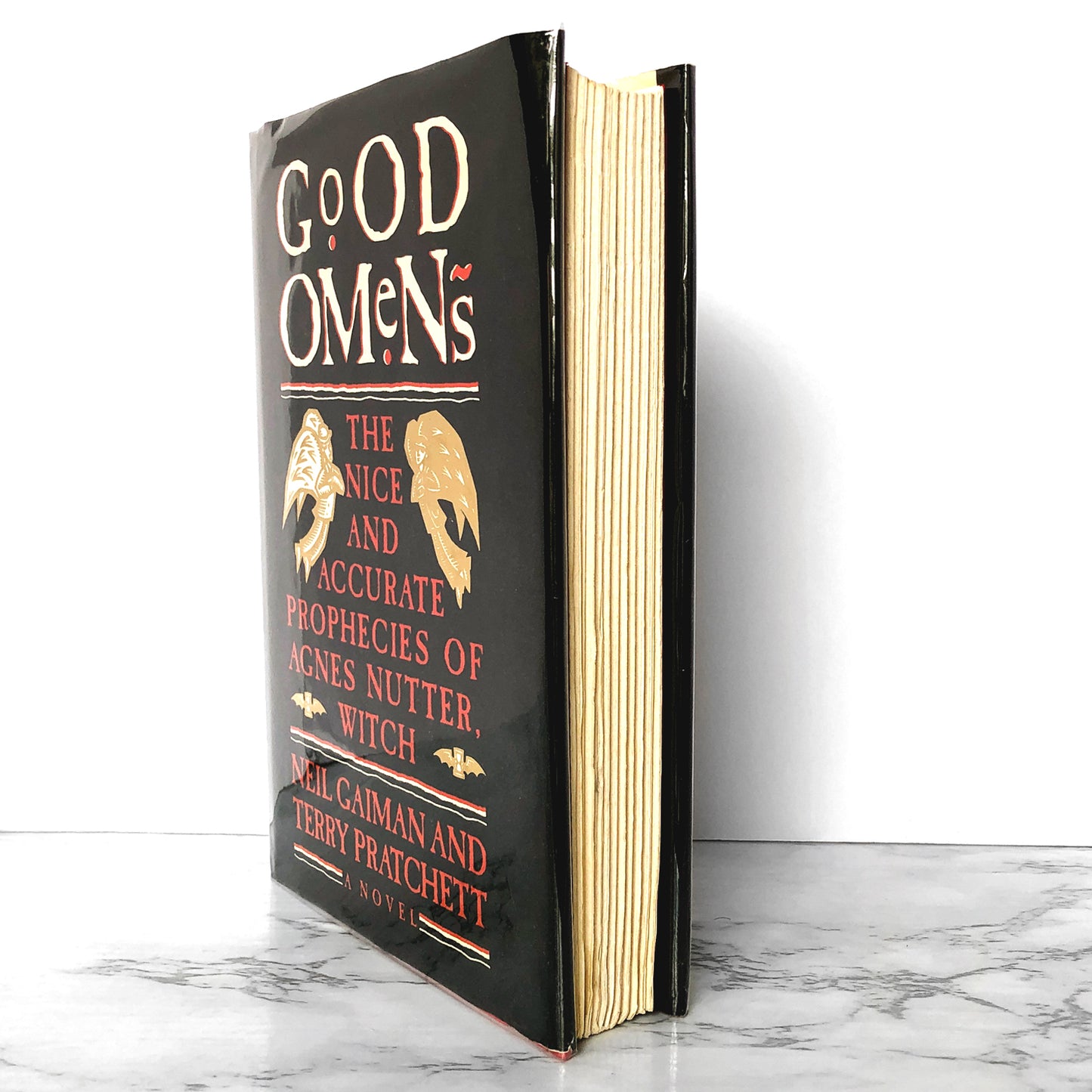 Good Omens: The Nice and Accurate Prophecies of Agnes Nutter Witch by Neil Gaiman & Terry Pratchett [FIRST EDITION / FIRST PRINTING] 1990