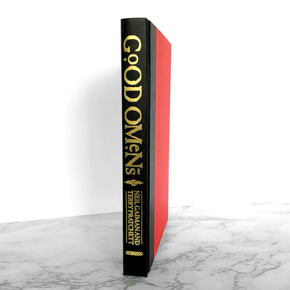 Good Omens: The Nice and Accurate Prophecies of Agnes Nutter Witch by Terry Pratchett & Neil Gaiman [FIRST BOOK CLUB EDITION / 1990]