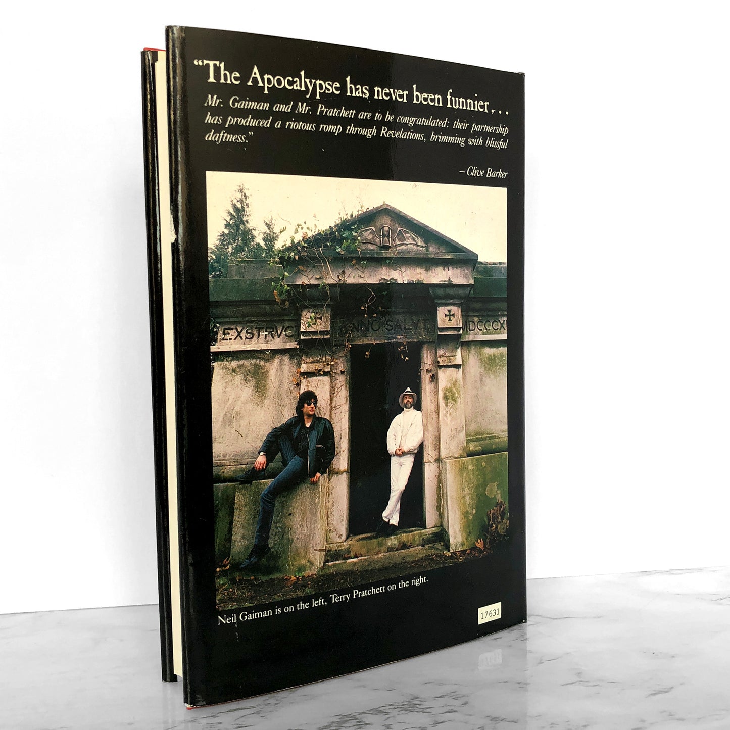 Good Omens: The Nice and Accurate Prophecies of Agnes Nutter Witch by Terry Pratchett & Neil Gaiman [FIRST BOOK CLUB EDITION / 1990]