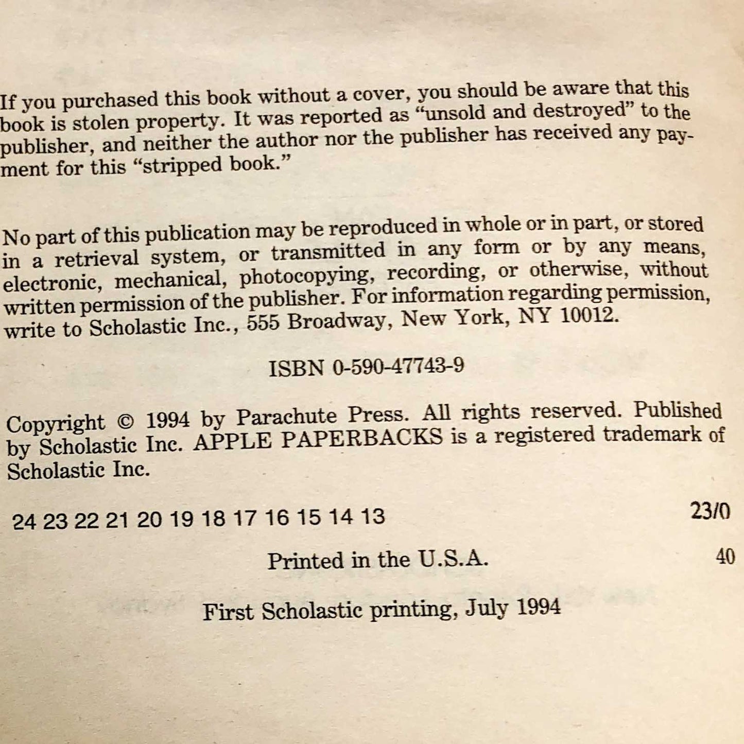 Go Eat Worms! by R.L. Stine [1994 FIRST EDITION] Goosebumps #21