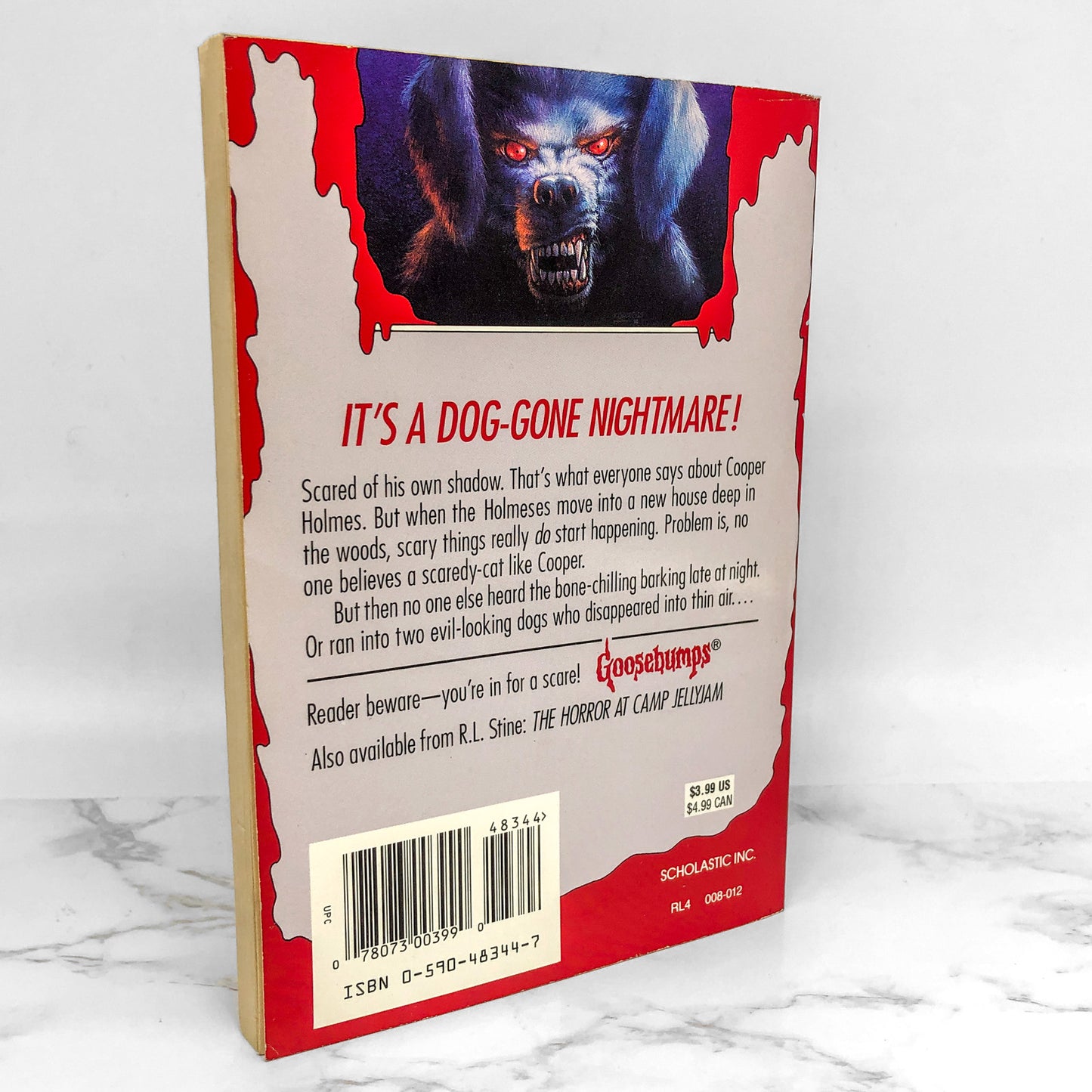 The Barking Ghost by R.L. Stine [1995 FIRST EDITION] Goosebumps #32