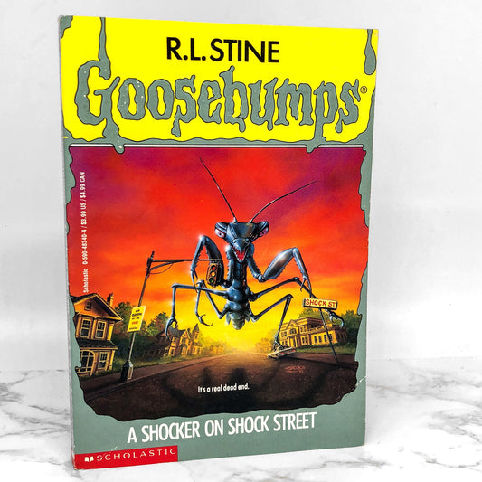 A Shocker on Shock Street by R.L. Stine [1995 FIRST EDITION] Goosebumps #35
