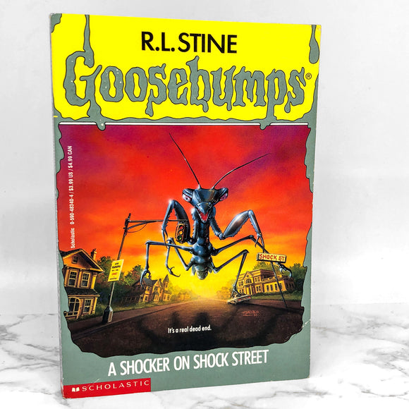 A Shocker on Shock Street by R.L. Stine [1995 FIRST EDITION] Goosebump
