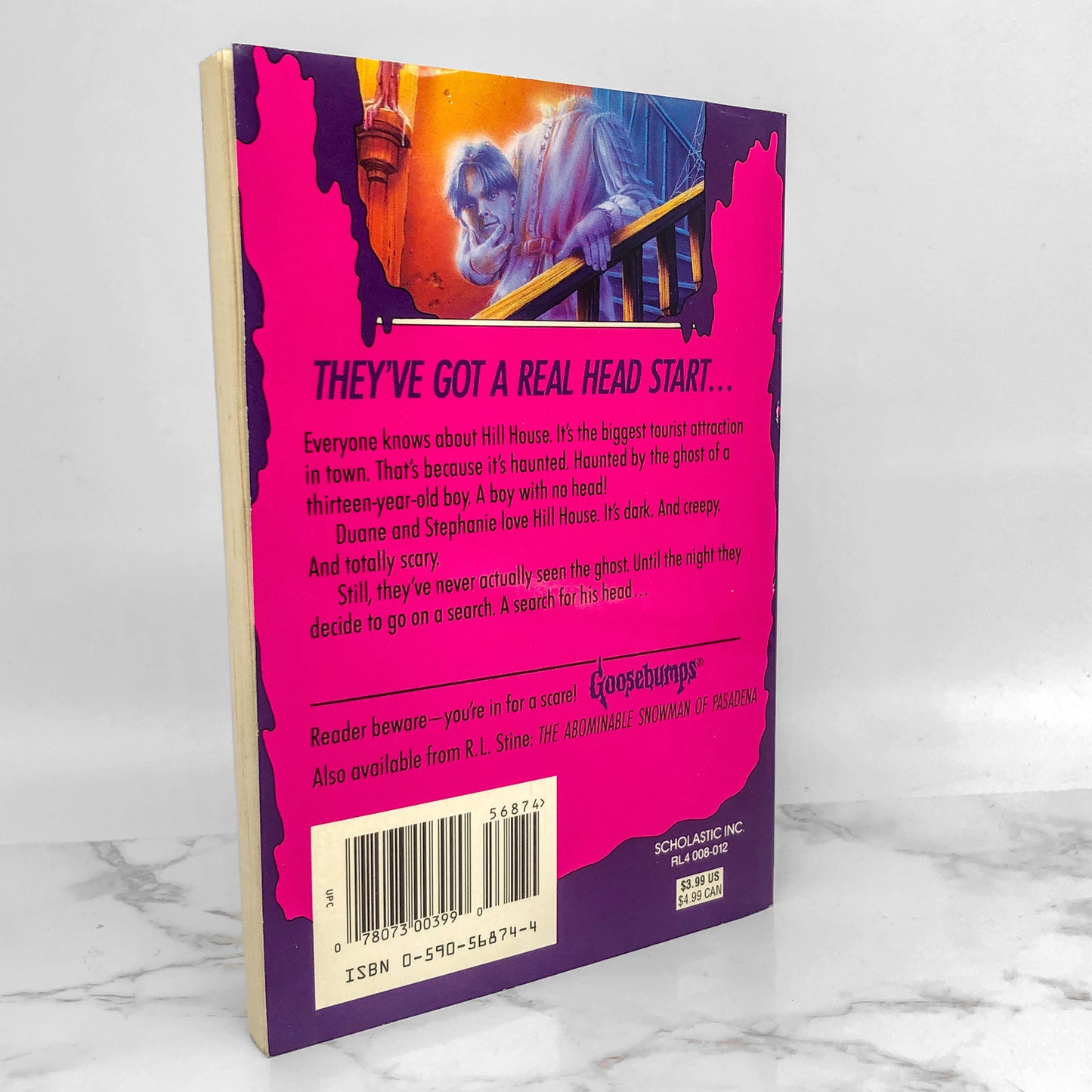 The Headless Ghost by R.L. Stine [1995 FIRST EDITION] Goosebumps #37