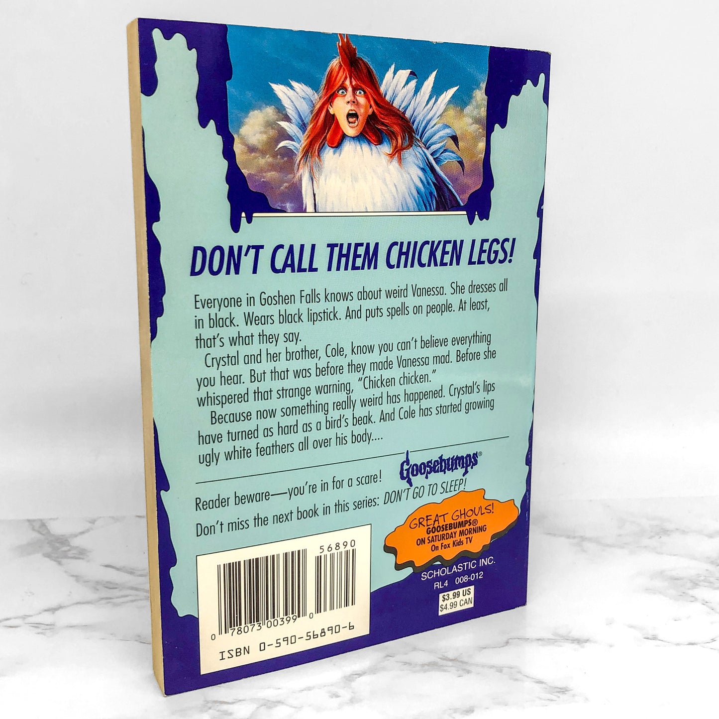 Chicken Chicken by R.L. Stine [1997 FIRST EDITION] Goosebumps #53