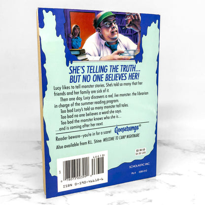 The Girl Who Cried Monster by R.L. Stine [1993 FIRST EDITION] Goosebumps #8