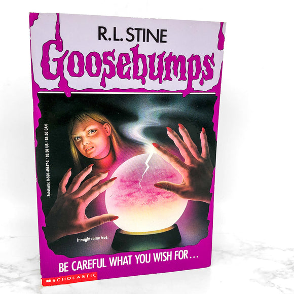 Be Careful What You Wish For... by R.L. Stine [1993 FIRST EDITION] Goosebumps #12