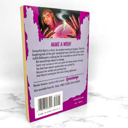 Be Careful What You Wish For... by R.L. Stine [1993 FIRST EDITION] Goosebumps #12