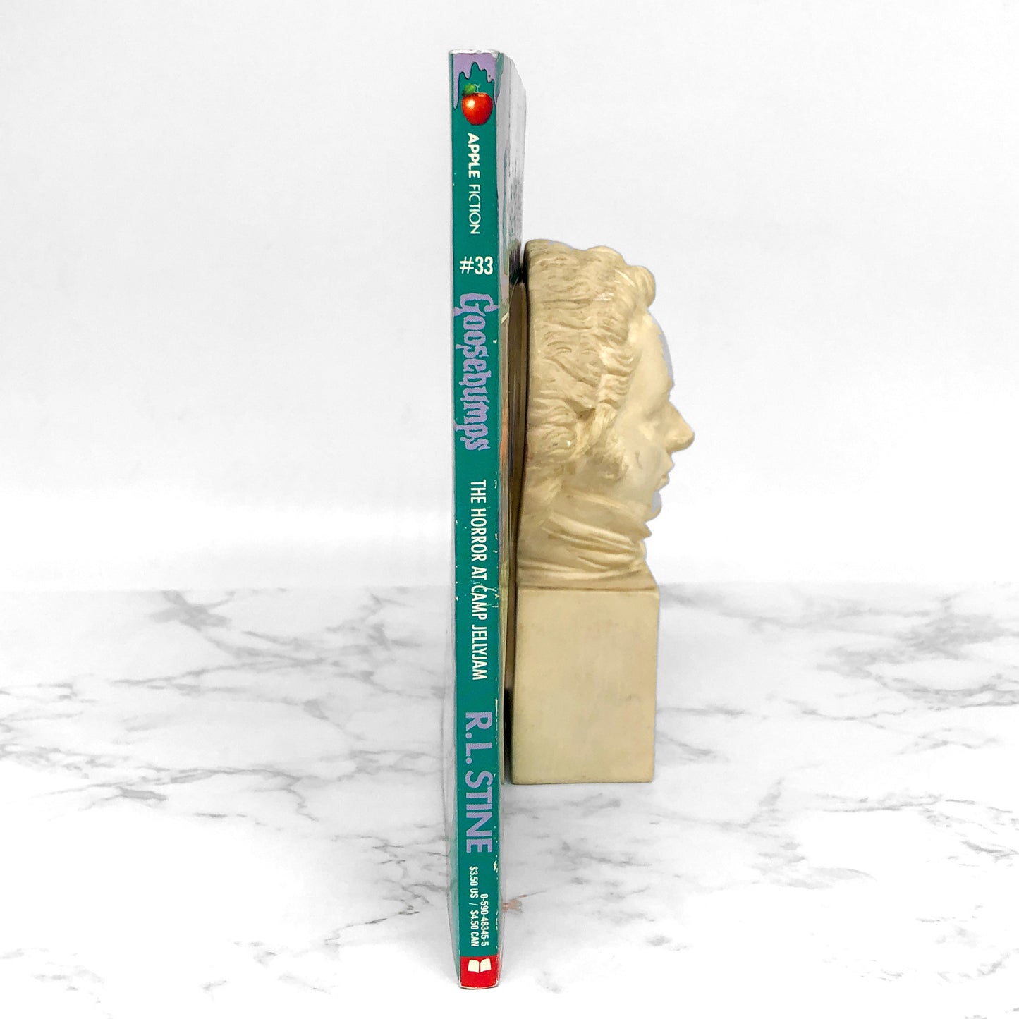 The Horror at Camp Jellyjam by R.L. Stine [1995 FIRST PRINTING] Goosebumps #33