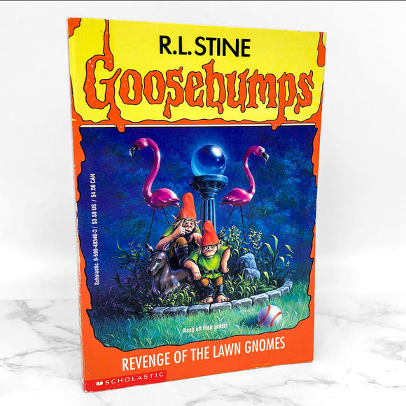 Revenge of the Lawn Gnomes by R.L. Stine [1995 FIRST EDITION] Goosebumps #34