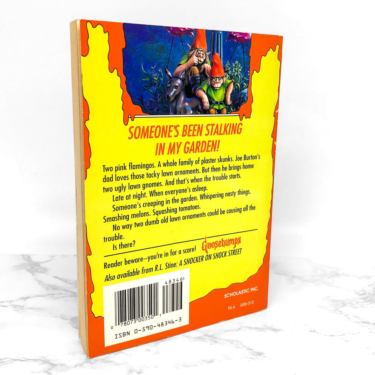 Revenge of the Lawn Gnomes by R.L. Stine [1995 FIRST EDITION] Goosebumps #34