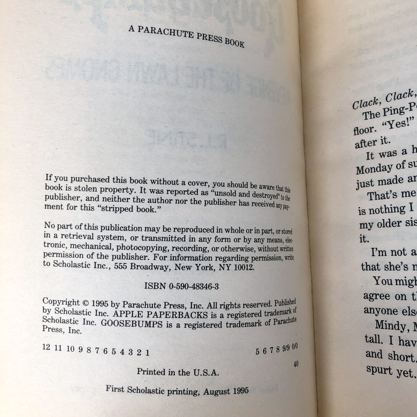 Revenge of the Lawn Gnomes by R.L. Stine [1995 FIRST EDITION] Goosebumps #34