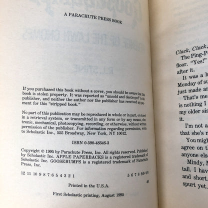 Revenge of the Lawn Gnomes by R.L. Stine [1995 FIRST EDITION] Goosebumps #34