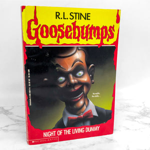 Night of the Living Dummy by R.L. Stine [1993 FIRST EDITION] Goosebumps #7