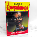 Night of the Living Dummy by R.L. Stine [1993 FIRST EDITION] Goosebumps #7