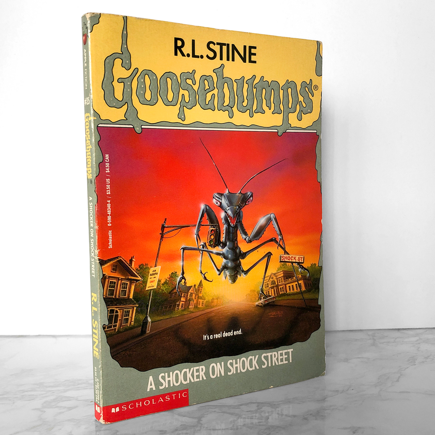 A Shocker on Shock Street by R.L. Stine [FIRST PRINTING / 1995] Goosebumps #35