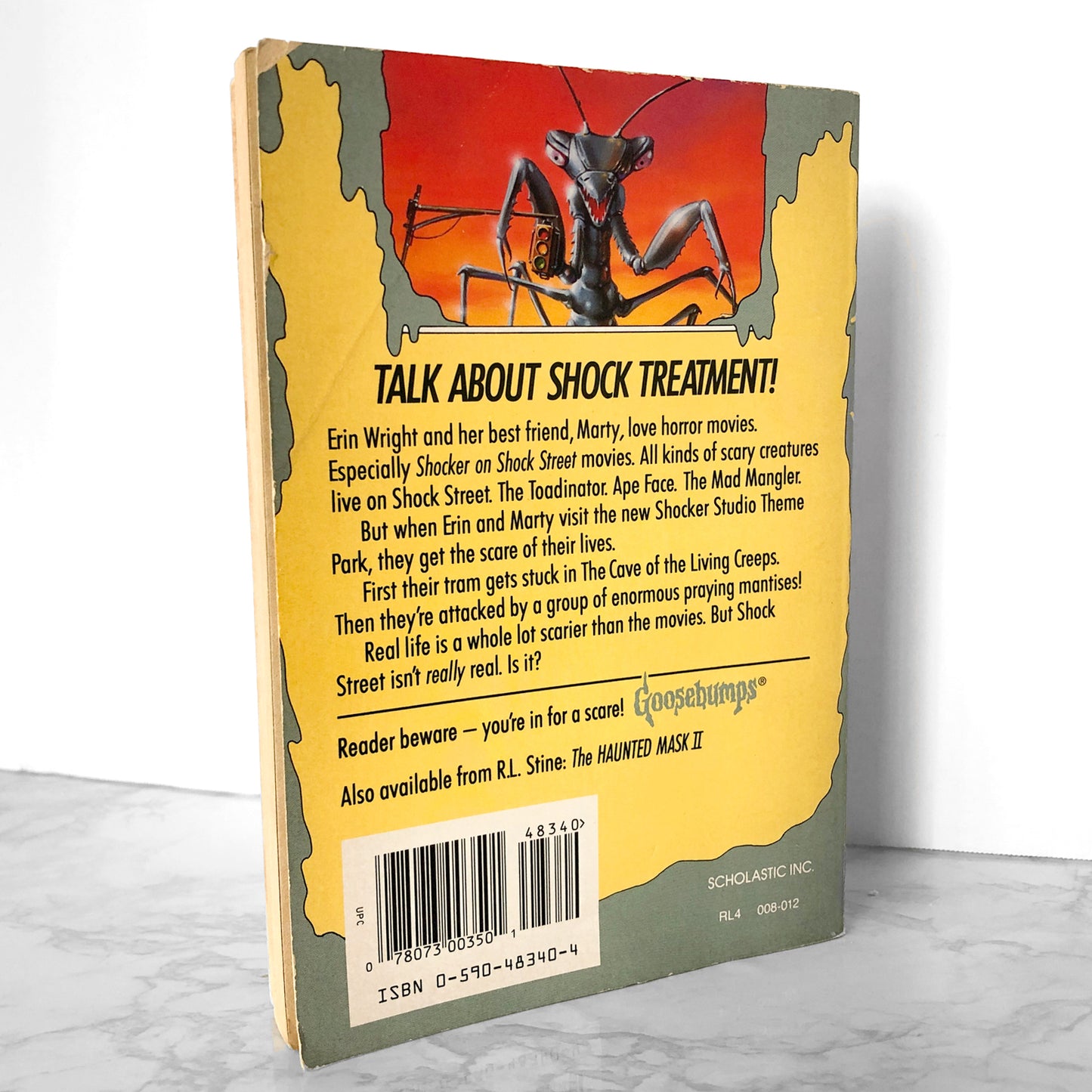 A Shocker on Shock Street by R.L. Stine [FIRST PRINTING / 1995] Goosebumps #35