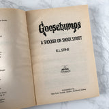 A Shocker on Shock Street by R.L. Stine [FIRST PRINTING / 1995] Goosebumps #35