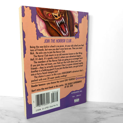 Give Yourself Goosebumps #3: Trapped in Bat Wing Hall by R.L. Stine [FIRST EDITION] 1995