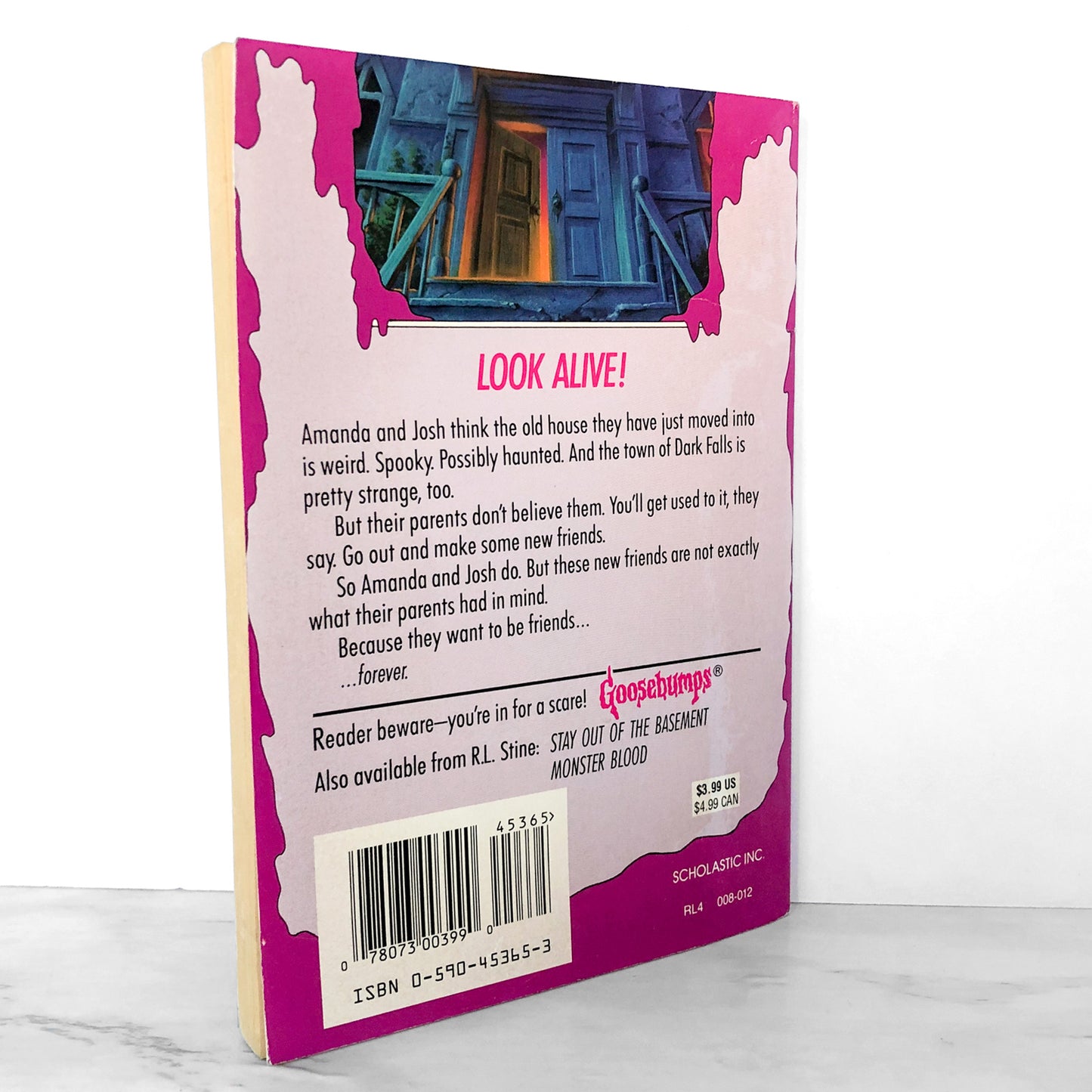 Welcome to Dead House by R.L. Stine [1992 FIRST EDITION] Goosebumps #1