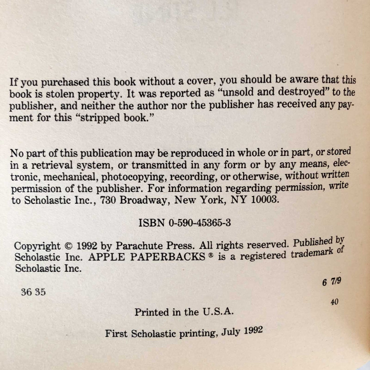 Welcome to Dead House by R.L. Stine [1992 FIRST EDITION] Goosebumps #1