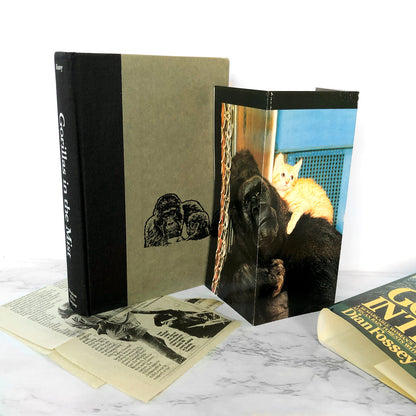 Gorillas in the Mist by Dian Fossey [FIRST EDITION] 1983 w/ Extras!