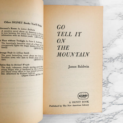 Go Tell It on the Mountain by James Baldwin [1963 PAPERBACK]