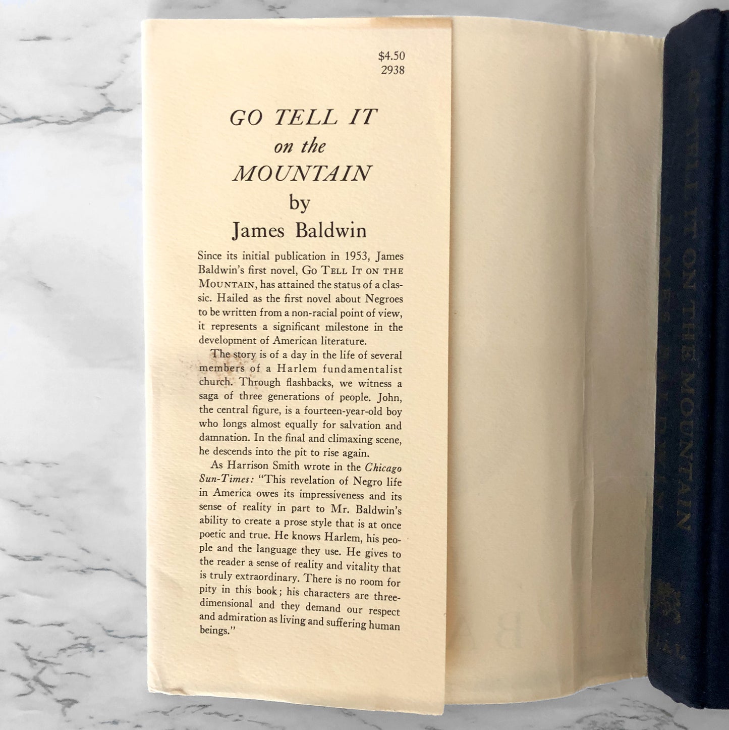 Go Tell It on the Mountain by James Baldwin [RARE SECOND EDITION] 1966 / The Dial Press