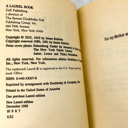 Go Tell It on the Mountain by James Baldwin [1985 PAPERBACK]