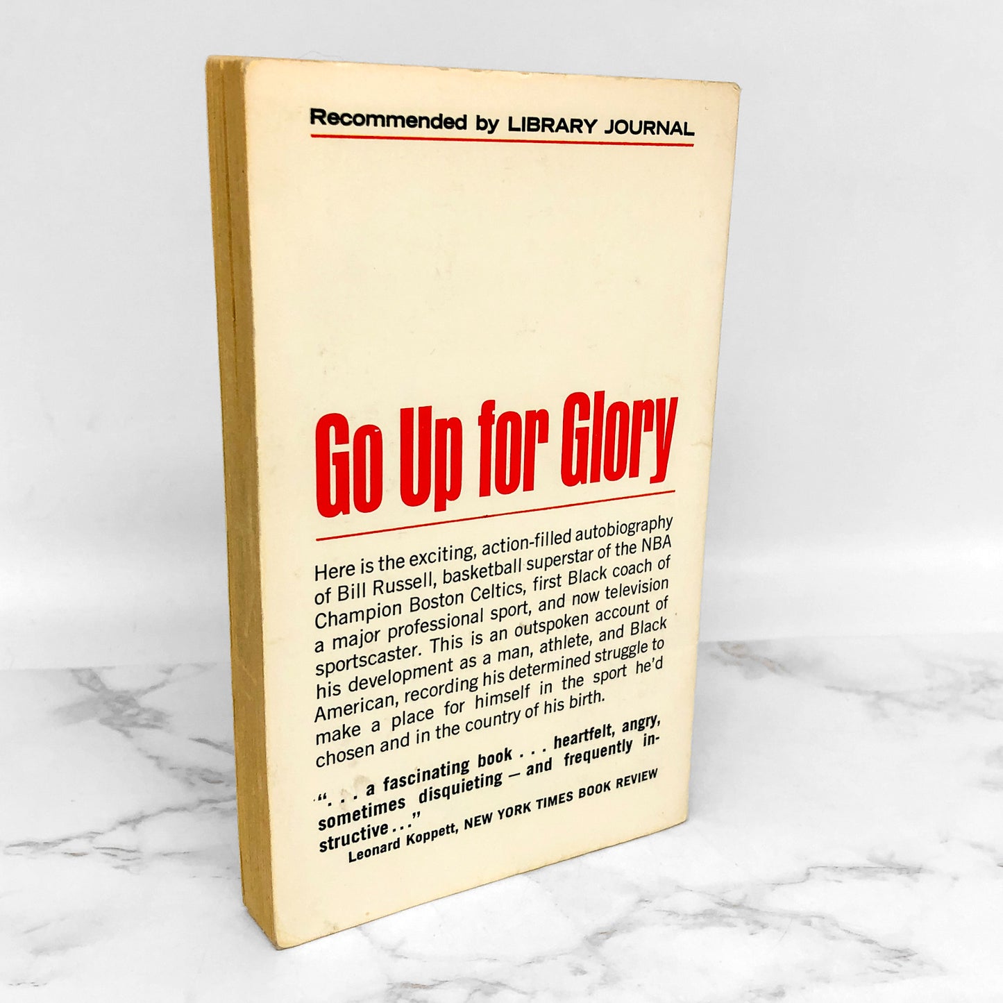 Go Up for Glory by Bill Russell [FIRST EDITION PAPERBACK] 1966