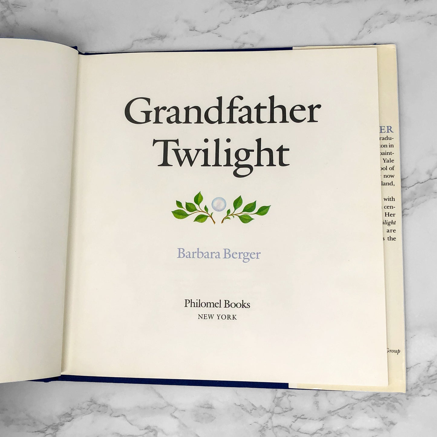 Grandfather Twilight by Barbara Berger [FIRST EDITION] 1984