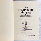 The Grapes of Wrath by John Steinbeck [ILLUSTRATED HARDCOVER] 1991