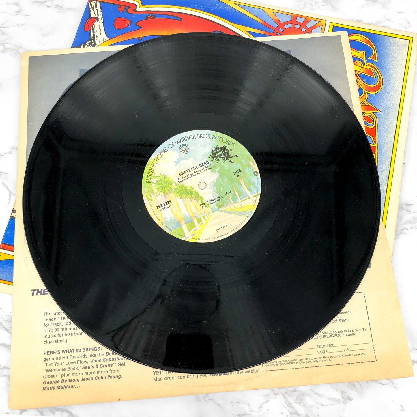 Grateful Dead - Skull & Roses • Live in 1971 [VINYL LP] • Warner Bros.