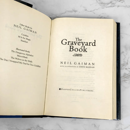 The Graveyard Book by Neil Gaiman [FIRST EDITION / FIRST PRINTING] 2008