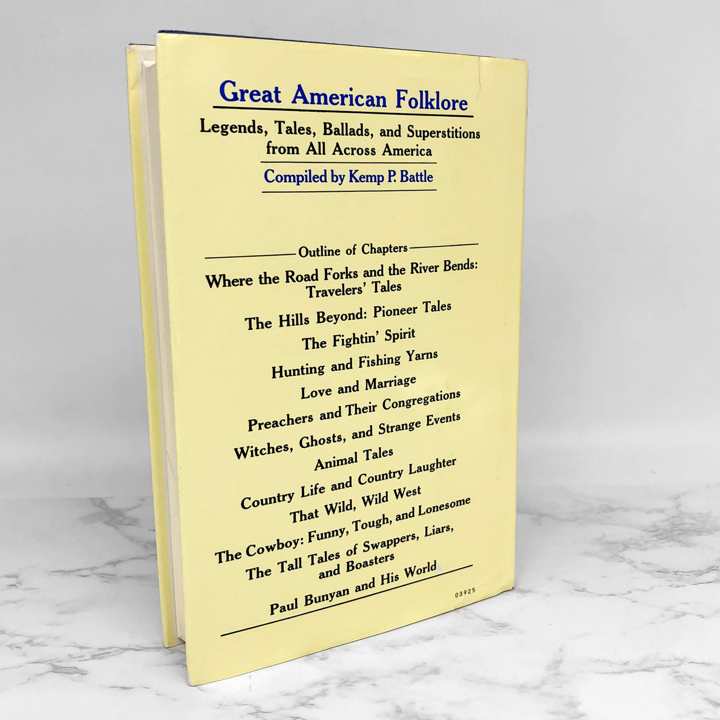 Great American Folklore: Legends, Tales, Ballads & Superstitions from All Across America compiled by Kemp P. Battle [1986 HARDCOVER]