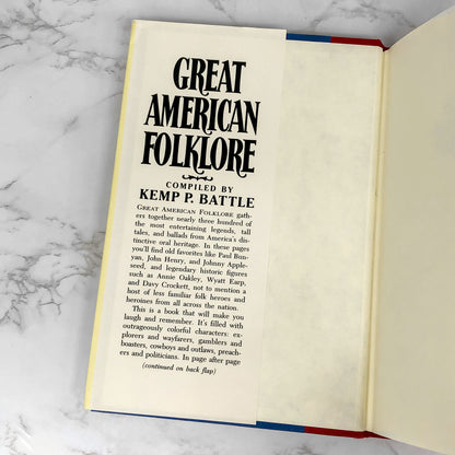 Great American Folklore: Legends, Tales, Ballads & Superstitions from All Across America compiled by Kemp P. Battle [1986 HARDCOVER]