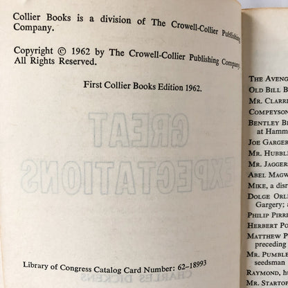 Great Expectations by Charles Dickens [1962 PAPERBACK]