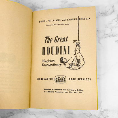 The Great Houdini by Samuel Epstein & Beryl Williams [1965 PAPERBACK]