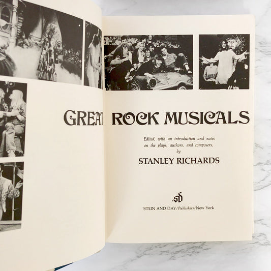Great Rock Musicals: The Complete Book & Lyrics for Grease, Tommy, The Wiz, Hair, Promenade, Two Gentleman of Verona, Your Own Thing & Jesus Christ Superstar [HARDCOVER ANTHOLOGY / 1979]