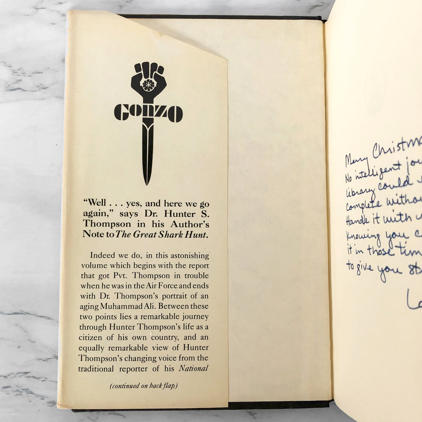 The Great Shark Hunt by Hunter S. Thompson [FIRST EDITION / 1979]