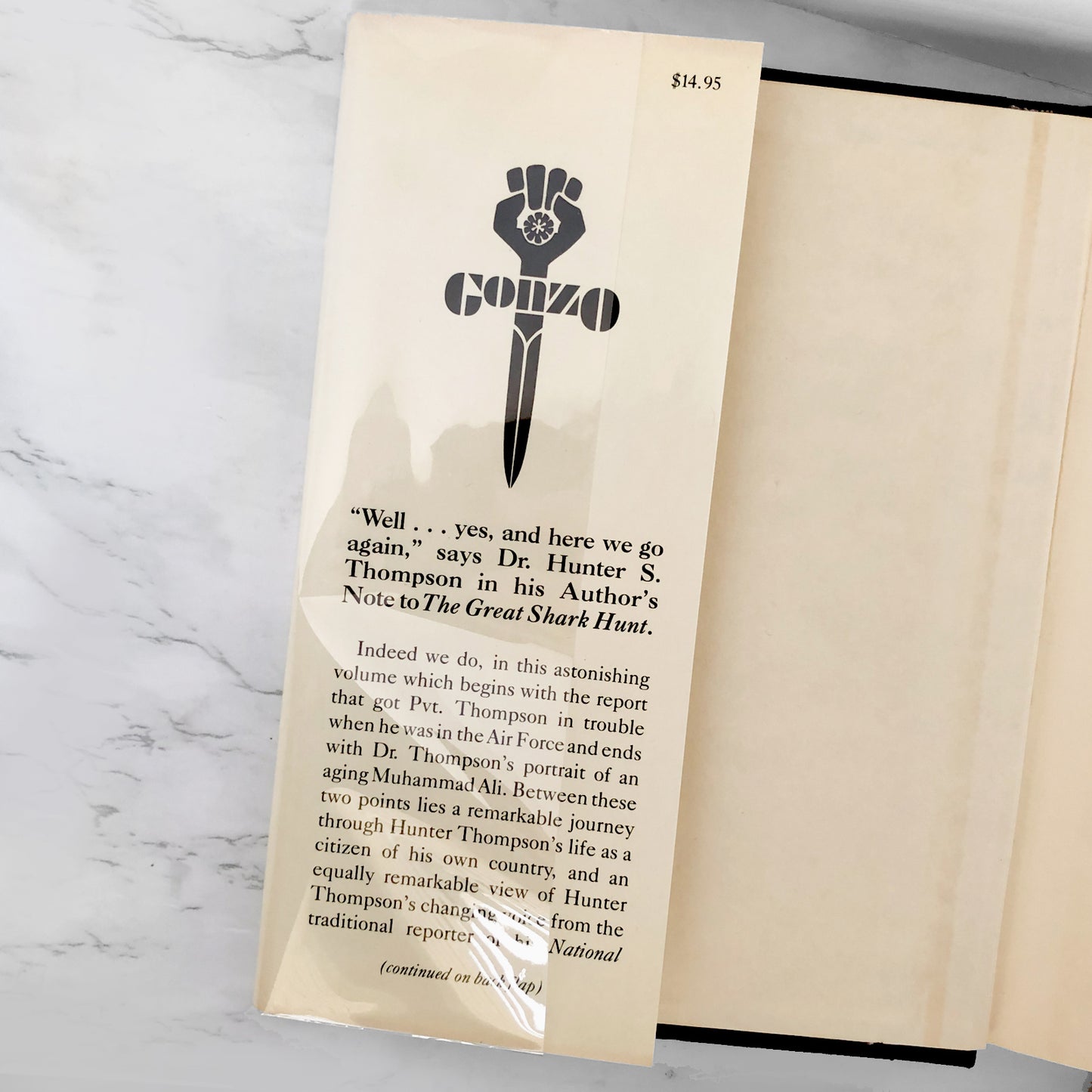 The Great Shark Hunt by Hunter S. Thompson [FIRST EDITION / FIRST PRINTING] 1979 ❧ Summit Books
