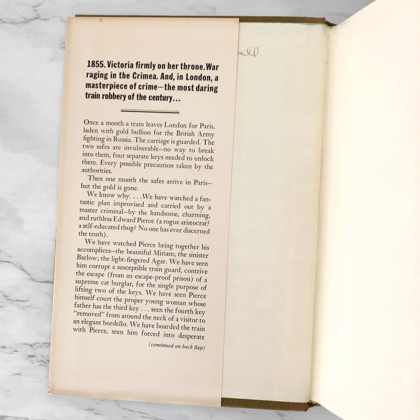 The Great Train Robbery by Michael Crichton [FIRST EDITION / FIRST PRINTING]