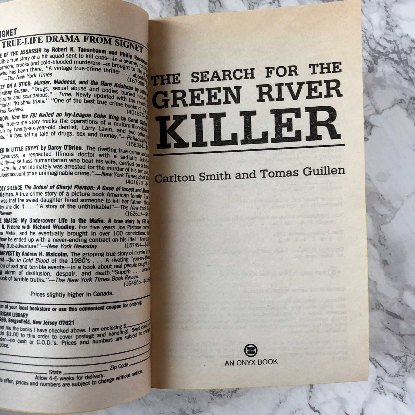 The Search for the Green River Killer by Carlton Smith & Tomas Guillen - Bookshop Apocalypse