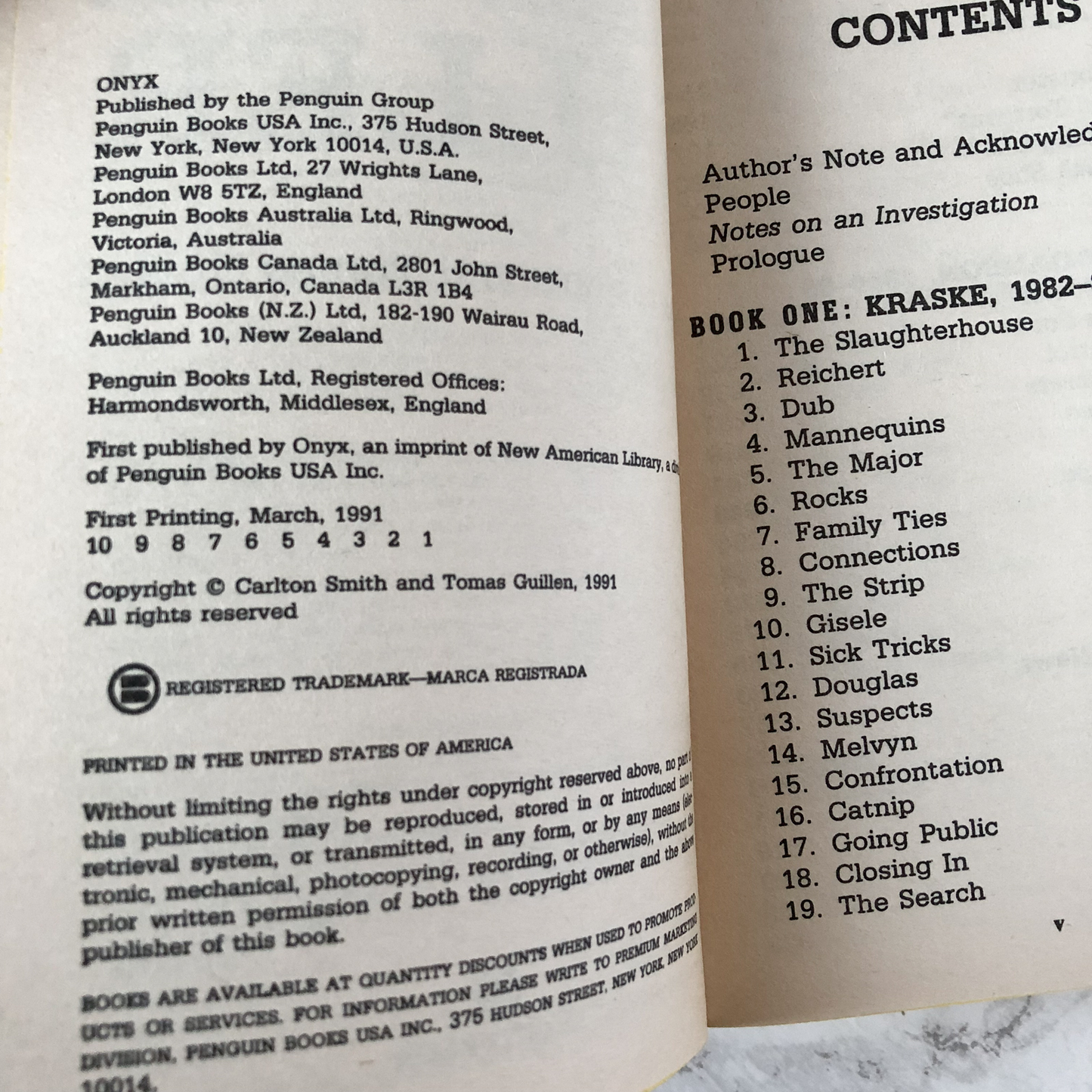 The Search for the Green River Killer by Carlton Smith & Tomas Guillen - Bookshop Apocalypse
