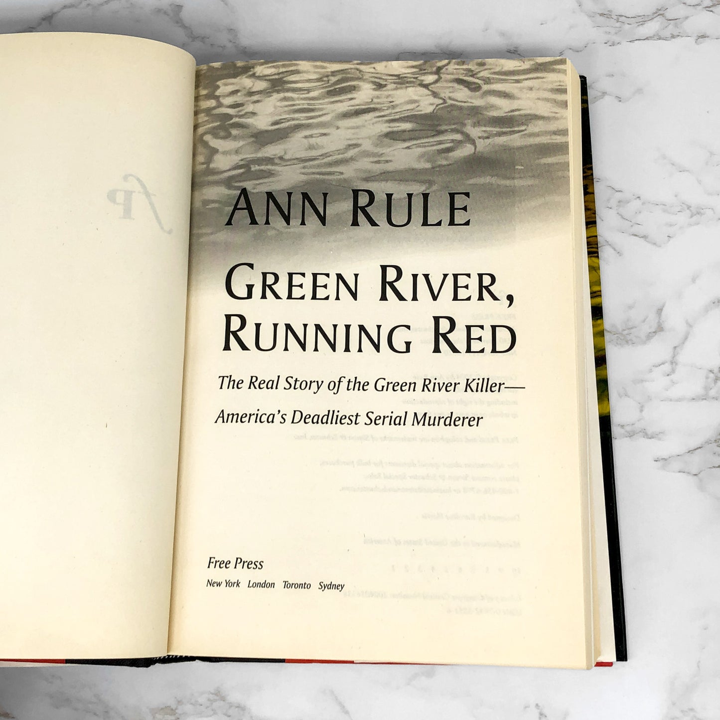 Green River Running Red by Ann Rule [FIRST EDITION • FIRST PRINTING] 2004