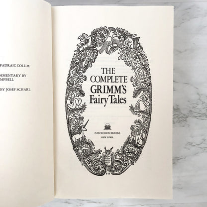 The Complete Grimm's Fairy Tales by The Brothers Grimm [1980 TRADE PAPERBACK] Pantheon
