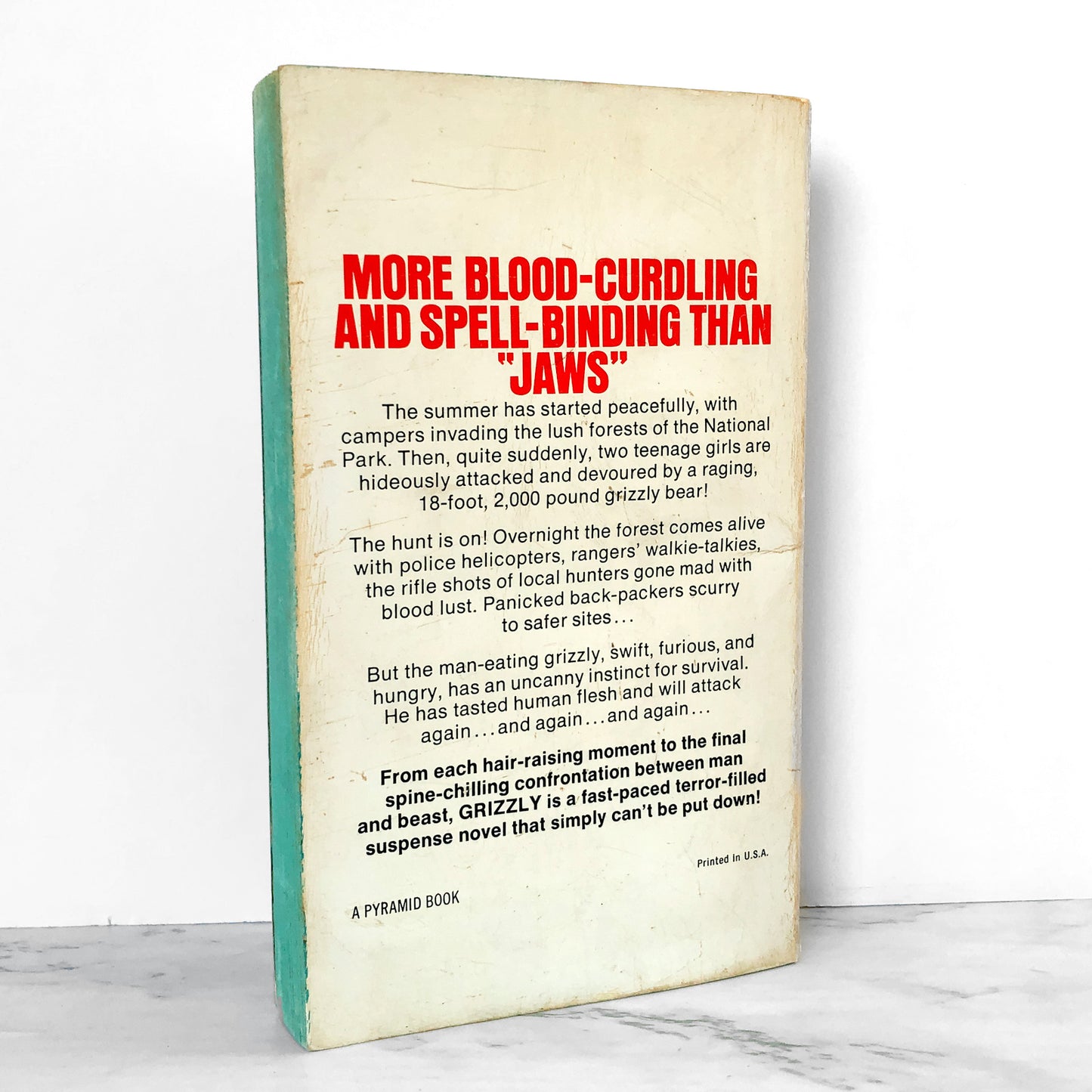 Grizzly by Will Collins [1976 MOVIE TIE-IN PAPERBACK]